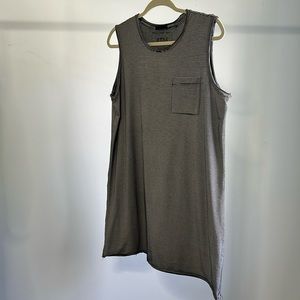 ATM Striped Jersey Shift Dress